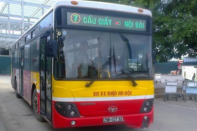 xe bus 07 Cầu giấy Nội Bài