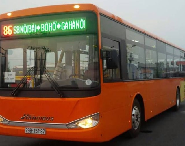 Xe bus số 86 nội bài ga Hà Nội