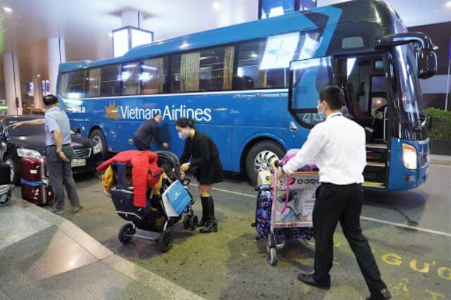 Thông tin đầy đủ về xe bus Vietnam Airline đi Nội Bài